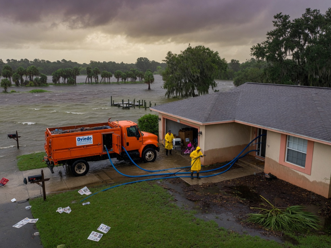 How Summer Storms Create Water Issues for Oviedo Homes Near Lake Jesup